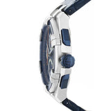 Buy Shop Maurice Lacroix Aikon Chronograph Blue Dial Blue Leather Strap Watch For Men - AI1018-SS001-432-4 USA Online
