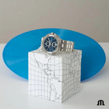 Buy Shop Maurice Lacroix Aikon Chronograph Blue Dial Silver Steel Strap Watch for Men - AI1018-SS002-430-1 USA Online