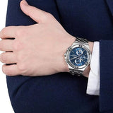 Buy Shop Maurice Lacroix Aikon Chronograph Blue Dial Silver Steel Strap Watch for Men - AI1018-SS002-430-1 USA Online