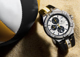 Buy Shop Maurice Lacroix Aikon Chronograph King of the Court Limited Edition Silver Dial Grey Rubber Strap Watch for Men - AI1018-TT030-130-K USA Online