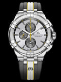 Buy Shop Maurice Lacroix Aikon Chronograph King of the Court Limited Edition Silver Dial Grey Rubber Strap Watch for Men - AI1018-TT030-130-K USA Online
