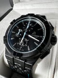Buy Shop Maurice Lacroix Aikon Chronograph Limited Edition Black Dial Black Leather Strap Watch for Men - AI1018-PVB01-337-1 USA Online