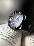 Buy Shop Maurice Lacroix Aikon Chronograph Limited Edition Black Dial Black Leather Strap Watch for Men - AI1018-PVB01-337-1 USA Online