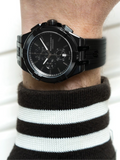 Buy Shop Maurice Lacroix Aikon Chronograph Limited Edition Black Dial Black Leather Strap Watch for Men - AI1018-PVB01-337-1 USA Online