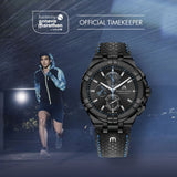 Buy Shop Maurice Lacroix Aikon Chronograph Limited Edition Black Dial Black Leather Strap Watch for Men - AI1018-PVB01-337-1 USA Online
