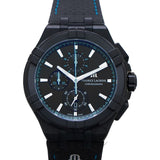 Buy Shop Maurice Lacroix Aikon Chronograph Limited Edition Black Dial Black Leather Strap Watch for Men - AI1018-PVB01-337-1 USA Online