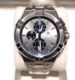 Buy Shop Maurice Lacroix Aikon Chronograph Silver Dial Silver Steel Strap Watch for Men - AI1018-SS002-131-1 USA Online
