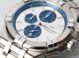 Buy Shop Maurice Lacroix Aikon Chronograph Silver Dial Silver Steel Strap Watch for Men - AI1018-SS002-131-1 USA Online