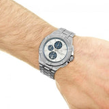 Buy Shop Maurice Lacroix Aikon Chronograph Silver Dial Silver Steel Strap Watch for Men - AI1018-SS002-131-1 USA Online