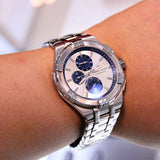 Buy Shop Maurice Lacroix Aikon Chronograph Silver Dial Silver Steel Strap Watch for Men - AI1018-SS002-131-1 USA Online