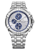 Buy Shop Maurice Lacroix Aikon Chronograph Silver Dial Silver Steel Strap Watch for Men - AI1018-SS002-131-1 USA Online