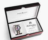 Buy Shop Maurice Lacroix Aikon Chronograph Special Edition Mahindra Racing Silver Dial Grey Rubber Strap Watch for Men - AI1018-TT031-130-2 USA Online