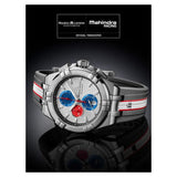 Buy Shop Maurice Lacroix Aikon Chronograph Special Edition Mahindra Racing Silver Dial Grey Rubber Strap Watch for Men - AI1018-TT031-130-2 USA Online