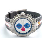 Buy Shop Maurice Lacroix Aikon Chronograph Special Edition Mahindra Racing Silver Dial Grey Rubber Strap Watch for Men - AI1018-TT031-130-2 USA Online