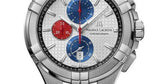Buy Shop Maurice Lacroix Aikon Chronograph Special Edition Mahindra Racing Silver Dial Grey Rubber Strap Watch for Men - AI1018-TT031-130-2 USA Online