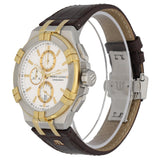 Buy Shop Maurice Lacroix Aikon Chronograph White Dial Brown Leather Strap Watch For Men - AI1018-PVY11-132-1 USA Online