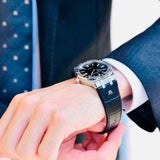 Buy Shop Maurice Lacroix Aikon Date Automatic Black Dial Black Leather Strap Watch For Men - AI6008-SS001-330-1 USA Online