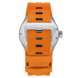 Maurice Lacroix Aikon Limited Edition Automatic Date Orange Dial Silver Steel Strap Watch For Men - AI6008-SS00F-530-1