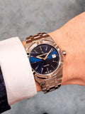 Buy Shop Maurice Lacroix Aikon Date Blue Dial Silver Steel Strap Watch for Men - AI1108-SS002-430-1 USA Online