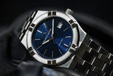 Buy Shop Maurice Lacroix Aikon Date Blue Dial Silver Steel Strap Watch for Men - AI1108-SS002-430-1 USA Online