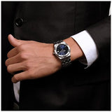 Buy Shop Maurice Lacroix Aikon Date Blue Dial Silver Steel Strap Watch for Men - AI1108-SS002-430-1 USA Online