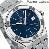 Buy Shop Maurice Lacroix Aikon Date Blue Dial Silver Steel Strap Watch for Men - AI1108-SS002-430-1 USA Online
