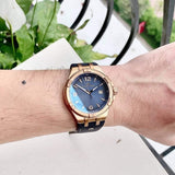 Buy Shop Maurice Lacroix Aikon Date Limited Edition Blue Dial Blue Leather Strap Watch For Men - AI1028-BRZ01-420-1 USA Online