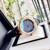 Buy Shop Maurice Lacroix Aikon Date Limited Edition Blue Dial Blue Leather Strap Watch For Men - AI1028-BRZ01-420-1 USA Online