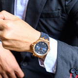 Buy Shop Maurice Lacroix Aikon Date Limited Edition Blue Dial Blue Leather Strap Watch For Men - AI1028-BRZ01-420-1 USA Online