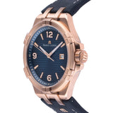 Buy Shop Maurice Lacroix Aikon Date Limited Edition Blue Dial Blue Leather Strap Watch For Men - AI1028-BRZ01-420-1 USA Online