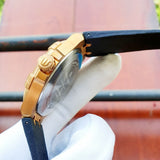 Maurice Lacroix Aikon Date Limited Edition Blue Dial Blue Leather Strap Watch For Men - AI1028-BRZ01-420-1