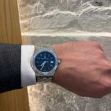 Buy Shop Maurice Lacroix Aikon Date Quartz Black Dial Silver Steel Strap Watch for Men - AI1108-SS002-330-1 USA Online