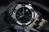 Buy Shop Maurice Lacroix Aikon Date Quartz Black Dial Silver Steel Strap Watch for Men - AI1108-SS002-330-1 USA Online