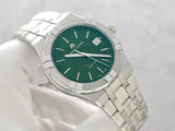Buy Shop Maurice Lacroix Aikon Date Quartz Green Dial Silver Steel Strap Watch for Men - AI1108-SS002-630-1 USA Online