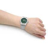 Buy Shop Maurice Lacroix Aikon Date Quartz Green Dial Silver Steel Strap Watch for Men - AI1108-SS002-630-1 USA Online