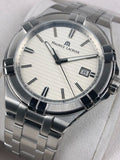 Buy Shop Maurice Lacroix Aikon Date White Dial Silver Steel Strap Watch for Men - AI1008-SS002-131-1 USA Online
