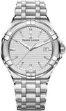 Buy Shop Maurice Lacroix Aikon Date White Dial Silver Steel Strap Watch for Men - AI1008-SS002-131-1 USA Online