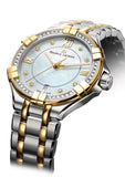 Buy Shop Maurice Lacroix Aikon Diamonds Mother of Pearl Dial Two Tone Steel Strap Watch for Women - A11006-DY503-171-1 USA Online