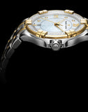 Buy Shop Maurice Lacroix Aikon Diamonds Mother of Pearl Dial Two Tone Steel Strap Watch for Women - A11006-DY503-171-1 USA Online