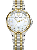 Buy Shop Maurice Lacroix Aikon Diamonds Mother of Pearl Dial Two Tone Steel Strap Watch for Women - A11006-DY503-171-1 USA Online