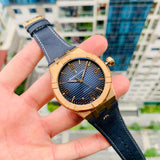 Buy Shop Maurice Lacroix Aikon Limited Edition Blue Dial Blue Leather Strap Watch For Men - AI6008-BRZ01-420-1 USA Online
