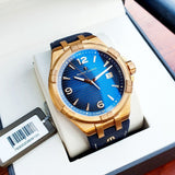 Buy Shop Maurice Lacroix Aikon Limited Edition Blue Dial Blue Leather Strap Watch For Men - AI6008-BRZ01-420-1 USA Online