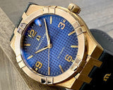 Buy Shop Maurice Lacroix Aikon Limited Edition Blue Dial Blue Leather Strap Watch For Men - AI6008-BRZ01-420-1 USA Online