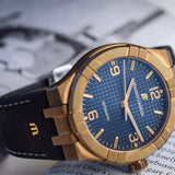 Buy Shop Maurice Lacroix Aikon Limited Edition Blue Dial Blue Leather Strap Watch For Men - AI6008-BRZ01-420-1 USA Online