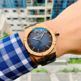 Buy Shop Maurice Lacroix Aikon Limited Edition Blue Dial Blue Leather Strap Watch For Men - AI6008-BRZ01-420-1 USA Online