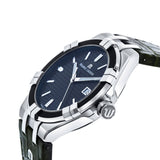 Buy Shop Maurice Lacroix Aikon Quartz Black Dial Green Crocodile Leather Strap Watch for Men - AI1008-PVB21-330-1 USA Online