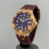 Buy Shop Maurice Lacroix Aikon Venturer Asia Special Edition Red Dial Red Rubber Strap Watch For Men - AI6058-BRZ6B-530-6 USA Online