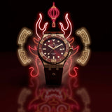 Buy Shop Maurice Lacroix Aikon Venturer Asia Special Edition Red Dial Red Rubber Strap Watch For Men - AI6058-BRZ6B-530-6 USA Online