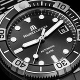 Buy Shop Maurice Lacroix Aikon Venturer Automatic Black Dial Silver Steel Strap Watch For Men - AI6057-SSL22-330-1 USA Online