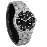 Buy Shop Maurice Lacroix Aikon Venturer Automatic Black Dial Silver Steel Strap Watch For Men - AI6057-SSL22-330-1 USA Online